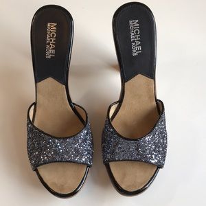 Michael Kors glitter mule size 9